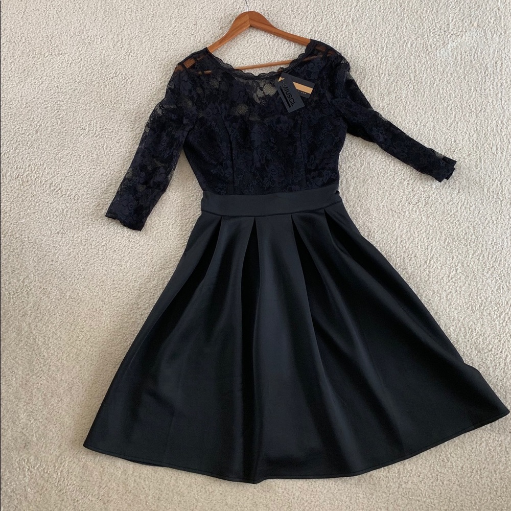 NWT Black cocktail dress - Picture 2 of 7